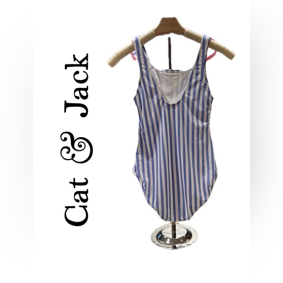 CAT & JACK GIRLS SWIMSUIT SIZE XL - Picture 2 of 7